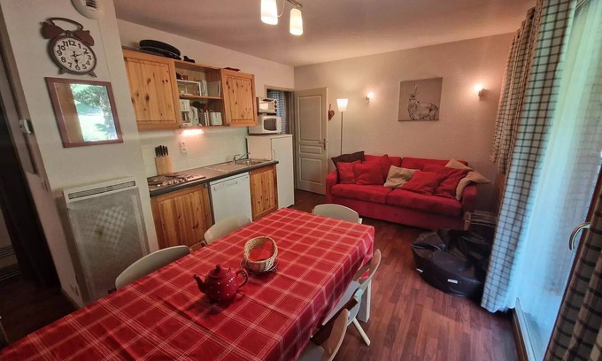 Valfrejus Apartamento | Florence Cottages - 3 rooms close to remeonées 6 people