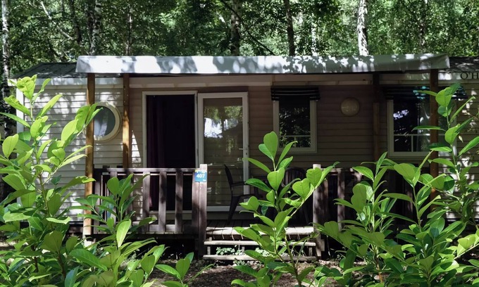 Saint-Antonin Noble Val Casa | Flower Camping les Gorges de l'Aveyron **** - Large family Comfort mobile home 35m² (3 bedrooms) 6 people