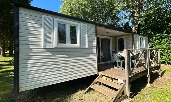 Saint-Vincent-de-Cosse Casa | Flower Camping Le Tiradou *** - Mobil-Home Standard Hergo 30m2 (2 bedrooms) + 2 bathrooms + Terrace 9m2 4 people