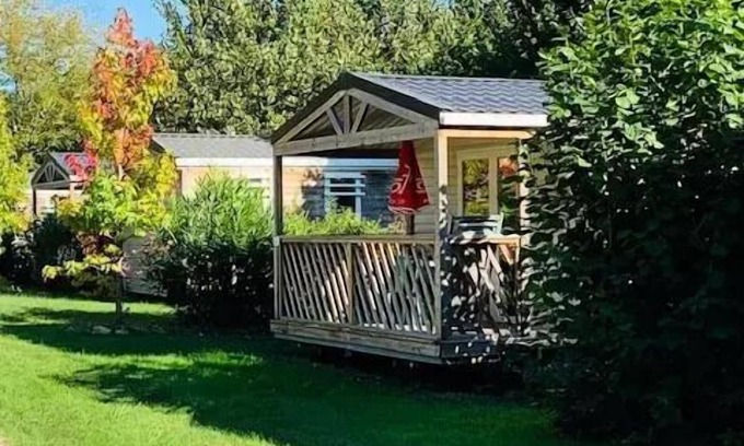 Saint-Vincent-de-Cosse Casa | Flower Camping Le Tiradou *** - Mobil-Home Comfort Loggia 28m2 (2 bedrooms ) + Integrated terrace 7,30m2 4 people