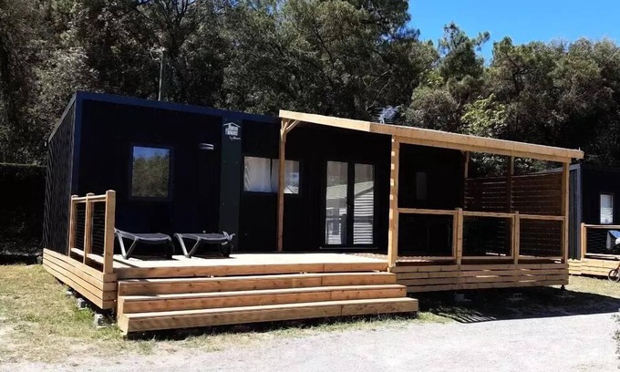 Saint Maime Casa | Flower Camping La Rivière *** - NEW / Mobile home 35m² Premium (3 bedrooms) + Terrace + LV + TV + Air conditioning 7 people