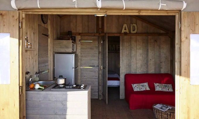Vannes Casa | Flower Camping Le Conleau **** - Chalet Lodge bienestar Confort Plus 3 habitaciones 4 Personas