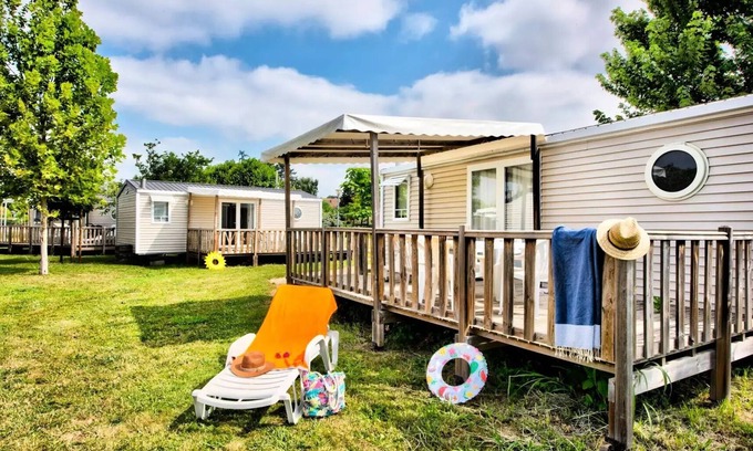 Souillac Casa | Flower Camping les Ondines *** - Mobile home Confort Plus 3 habitaciones 4/6 personas
