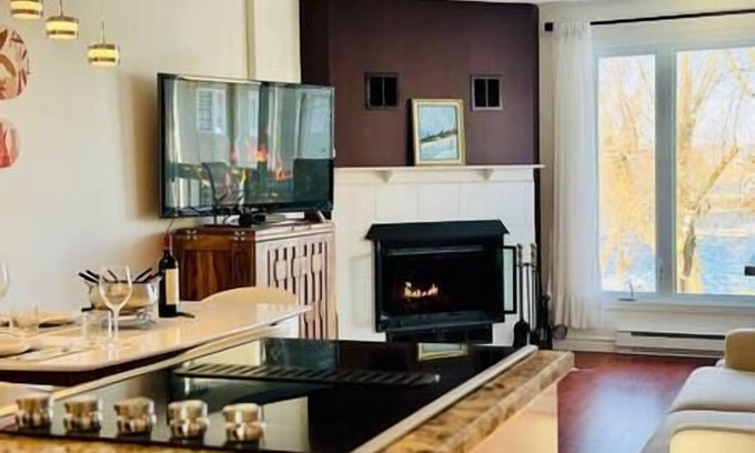 Magog Apartamento | Folie d'O, Sauna,Spa,Lac,gym