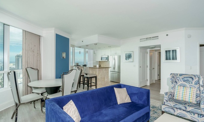 Mid Beach Apartamento | FONTAINBLEAU Hotel 34th Fl Ocean / Bayview 2 habitaciones