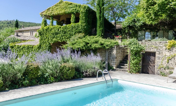 Gordes Otro | Hermosa finca privada en Gordes -Tenis, piscina, vistas