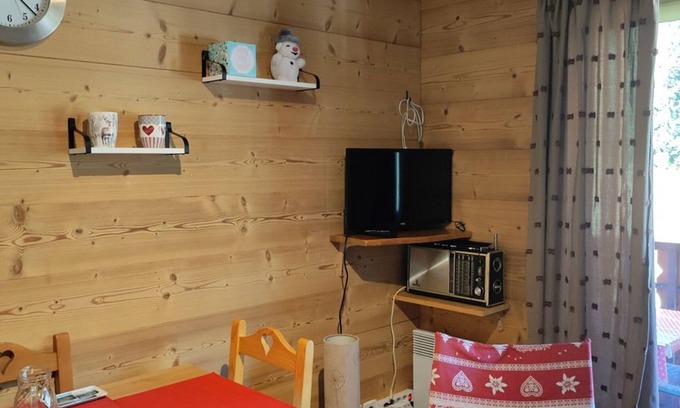 Station de Drouzin le Mont Apartamento | Alquiler 2 piezas a pie de pistas, decoración cuidada, parking