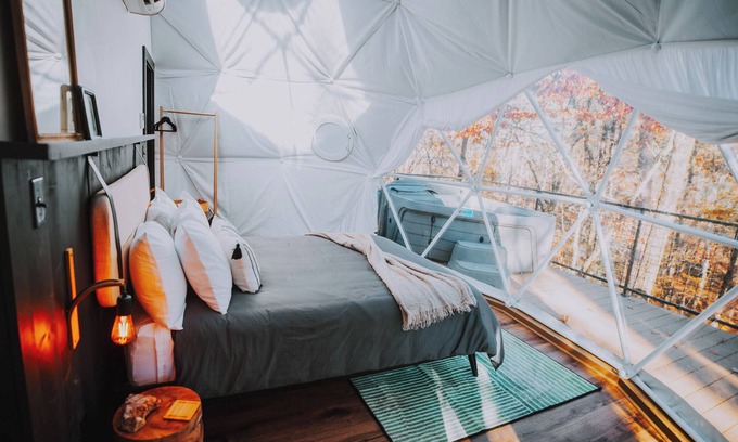 Mid America Complejo | Fordyce Geodesic Dome at Starlight Haven Resort