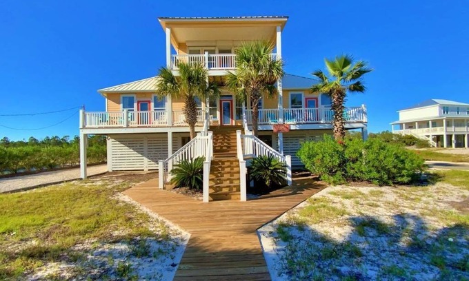 Morgantown Casa | Fort Morgan, AL 4 bed 3 bath, Sleeps 14-Water view! Booking for Fall 2025