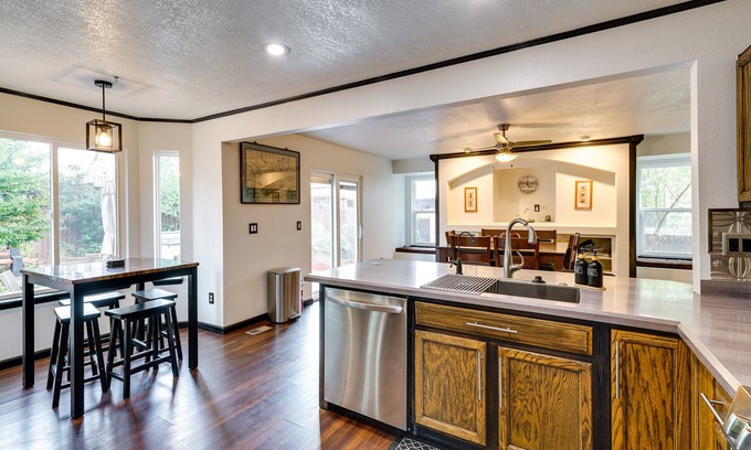 Fountain Casa | Fountain Retreat w/ Private Hot Tub & Fire Pit