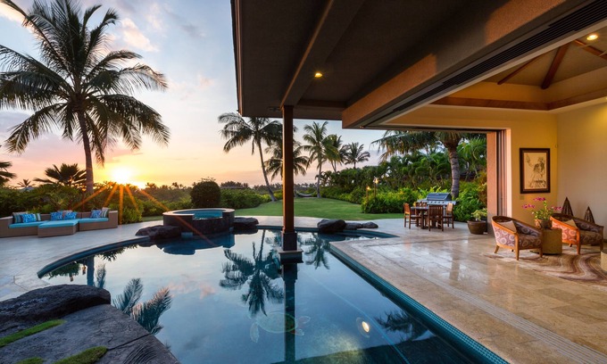 Kaupulehu Casa | Hualalai, Casa de lujo moderna, acceso a la playa Hualalai Hale