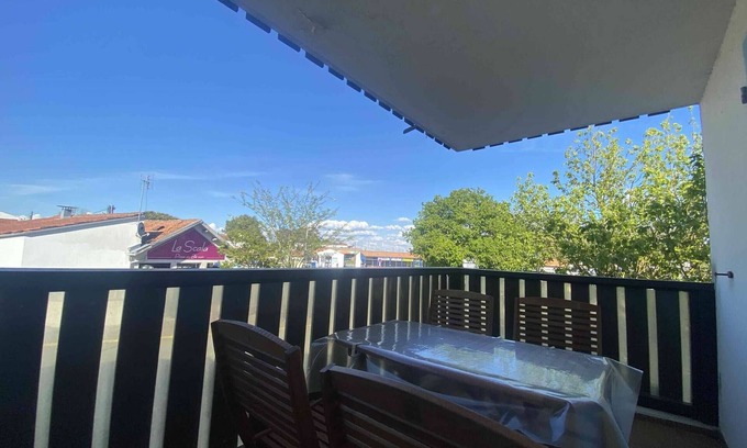 Boyardville Apartamento | Apartamento acogedor cerca de la playa, con balcón y aparcamiento, Saint-Georges-d'Oléron.