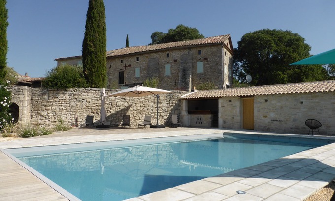 Saint-Jean-de-Maruejols-et-Avejan Cabaña | LE NEFLIER Mas des Trois Citernes - Casa rural para 4 personas