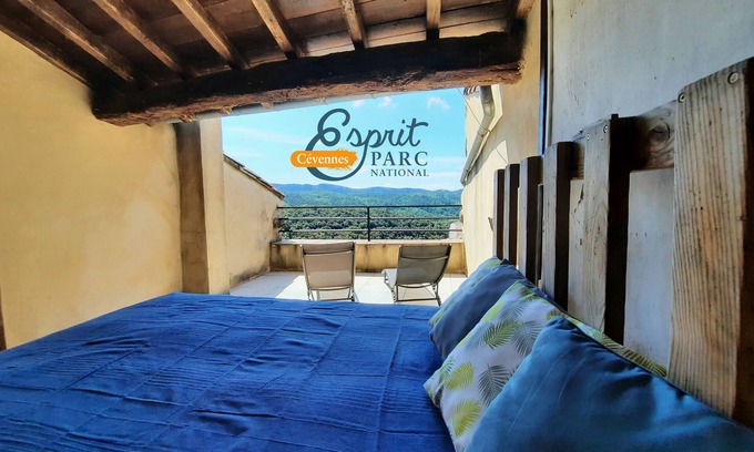 Saint-Sebastien-d'Aigrefeuille Casa | Cottage ** cerca de Anduze, río a 1 km, wifi gratuito
