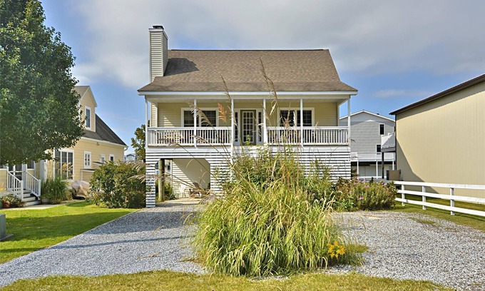 South Bethany Harbor Casa | ¡¡¡ACTIVIDADES GRATUITAS!!! Ubicado en el lado oeste, a pocos pasos de la playa de South Bethany, esta casa familiar de 5 dormitorios y 3 baños es una delicia.