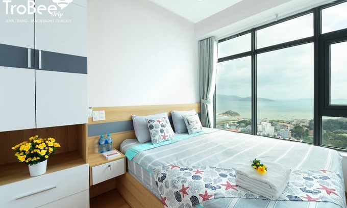 Vinh Phuoc Condominio | GRATIS ✈ P / U SeaView 2Bedrooms✯Beachfront. Apartamento✯