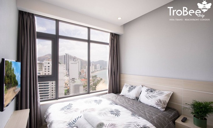 Vinh Phuoc Condominio | GRATIS ✈ Pick Up @ Apartamento de dos habitaciones con vistas al mar