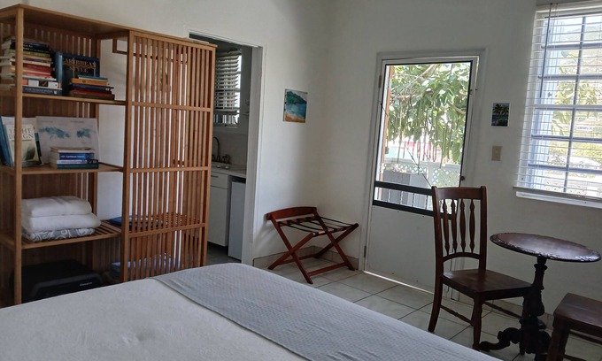 Charlotte Amalie Apartamento | Frenchtown Studio apartment with AC, High-speed Starlink.