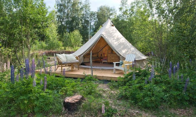 Overbyn Otro | Fristad Glamping Tent Vitsand