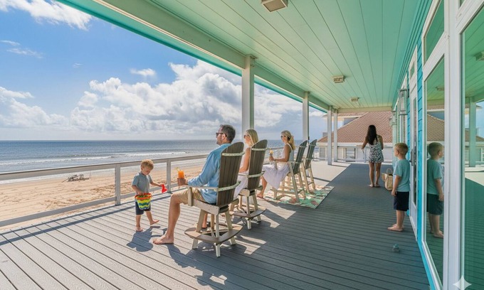 Spanish Grant Casa | From the moment you arrive, the Gulf stretches out before you in an endless sweep of blue and gold — a living canvas of rolling waves, soft breezes, and skies that shift with every hour. Here, the ocean isn’t just a view; it’s a rhythm that slows you