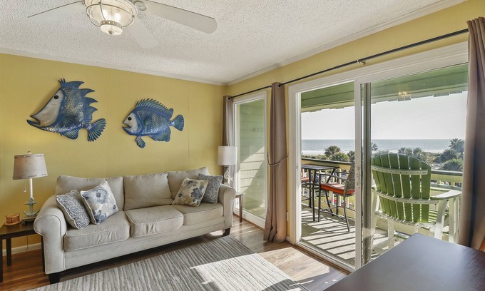 Isle of Palms Condominio | CONDO FRENTE AL OCÉANO EN ISLA DE PALMAS / ¡Una de las cabañas de mar más bonitas del mercado!