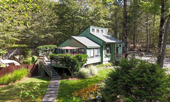 Standish Casa | Frye Island Sanctuary: Steps to Beach 6 + Spectacular Private Backyard & Patio