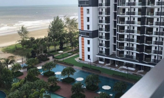 Kampung Sungai Karang Darat Apartamento | Residencias con vista al mar con 2 dormitorios y dos baños.