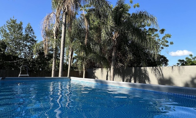 Palm Harbor Casa | Palm Harbor Fun Hub: Pool, Game Room, Movie Nights