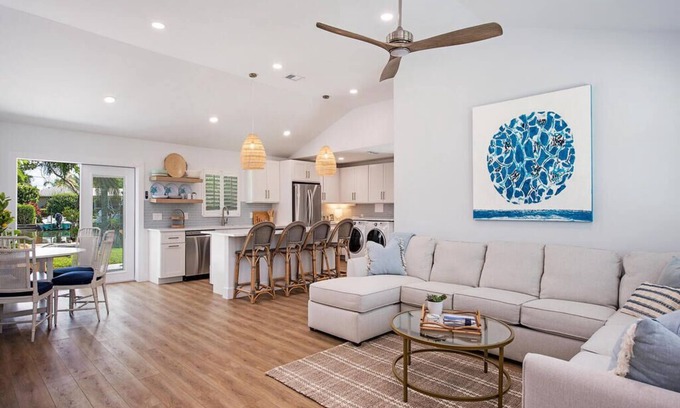 Isles of Capri Casa | Fully remodeled water front home with boat dock