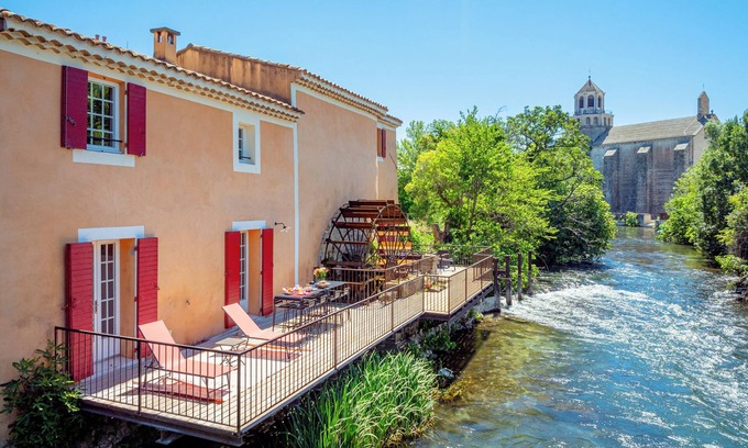 Le Thor Casa | Fully renovated old mill with heated swimming pool near Isle-sur-Sorgue