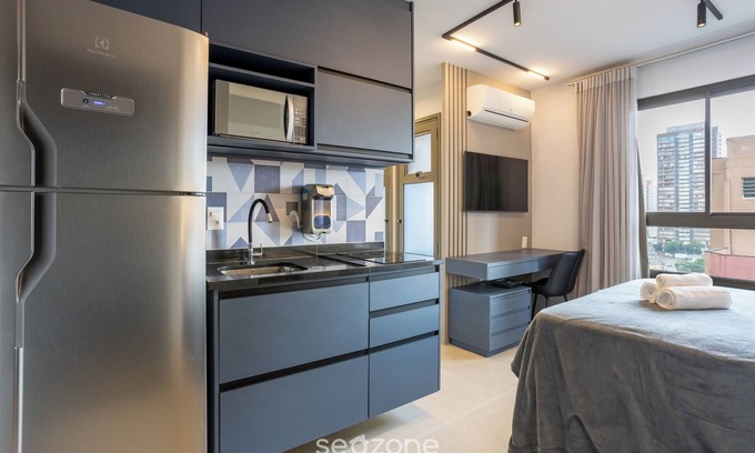 Campo Belo Apartamento | Functional Studio Near Subway Gba908