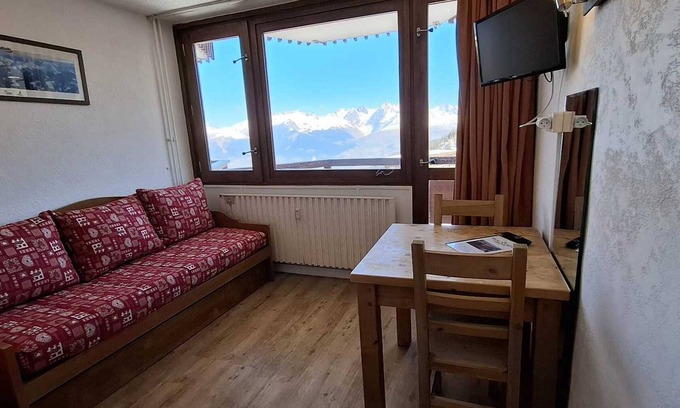 Plagne Centre Apartamento | Estudio funcional en las pistas · Taquilla para esquís · Mont Blanc
