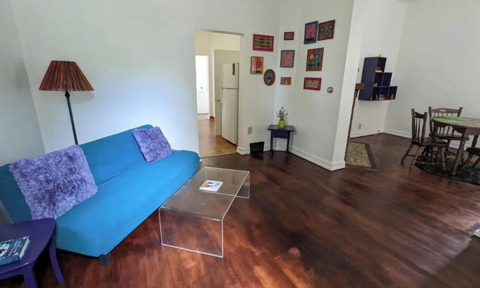 Ishpeming Casa | Funky, Fido-friendly flat near downtown Ishpeming.