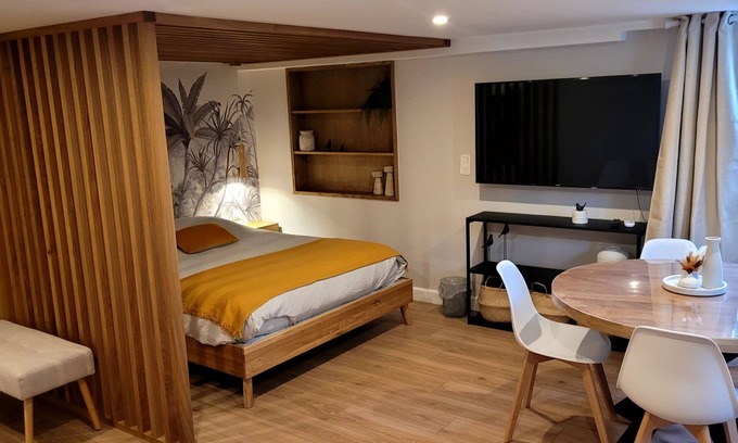 Kuttolsheim Apartamento | Pueblo cerca de Estrasburgo / Viñedo / Piscina / Sauna