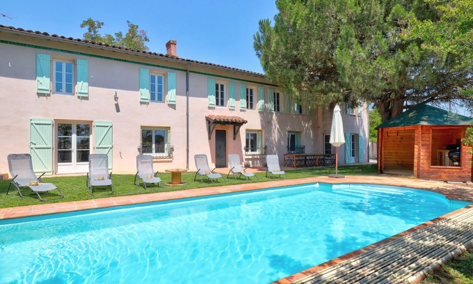 Ambres Cabaña | Gîte 4 étoiles la grappe Occitane - 14 people - private pool