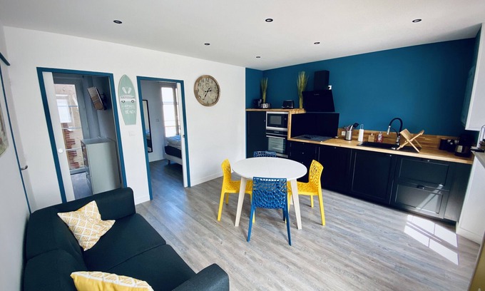 Grandcamp-Maisy Apartamento | Gîte « Au Bord des Embruns » 4 Personnes au Cœur des Plages du Débarquement