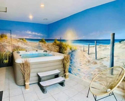 Aigneville Casa | Gîte "Aux portes de la baie" avec jacuzzi 6 pers
