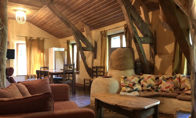 Bain-de-Bretagne Cabaña | Gîte-Exclusivo-13p meublé de tourisme **-Vista al Lago-Baño en la habitacion