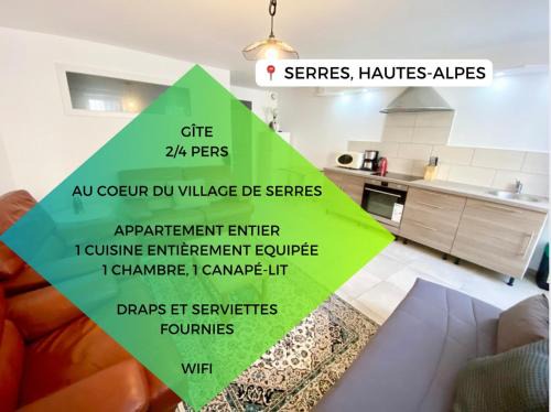 Serres Apartamento | Gîte du Claret en plein cœur de Serres Wi-Fi