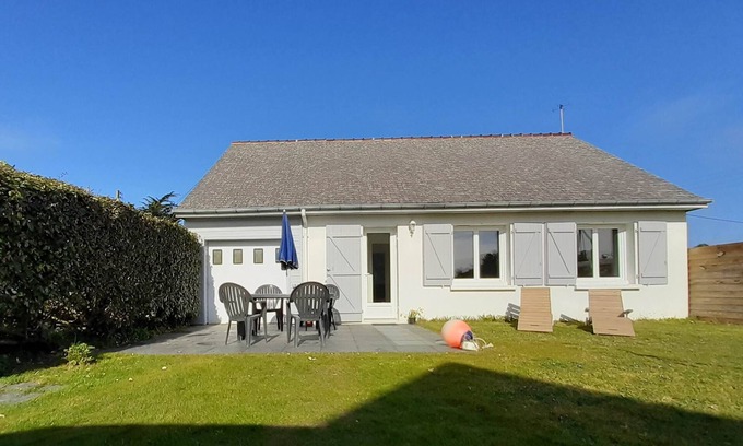 Barneville-Carteret Casa | Gîte Entre terre et mer Barneville 4 persons, land of 650 m², beach at 250m