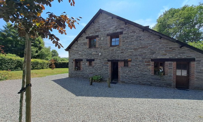 Nadrin Cabaña | Gîte Filly 4A1 - 4 pers.-Gîte-Baño privado con bañera-Vista al campo