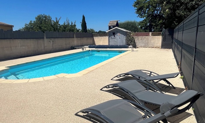 Saint-Paul-Trois-Chateaux Condominio | Gîte Mentheclimterrassepiscine Collective