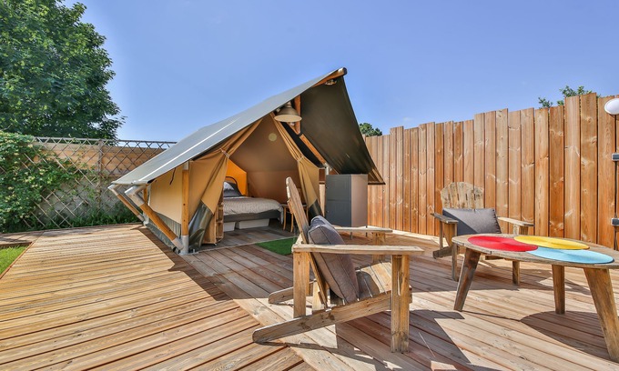 Saint-Jean-de-Monts Casa | Glamping alquiler de vacaciones Saint-Jean-de-Monts entre Tierra y Mar