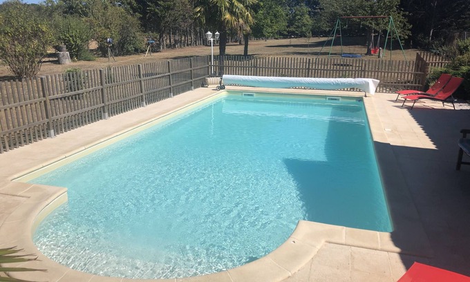 Pons Casa | Gîte La Grange du Pech, Piscine Sécurisée Enfants