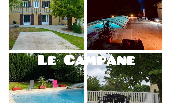 Laujuzan Casa | Gîte Le Campane - Piscine partagée Borne recharge véhicule 22kwh