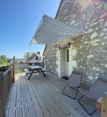 Mareuil-sur-Cher Casa | Gîte Les Mariniers - 3 étoiles - Bain nordique en option