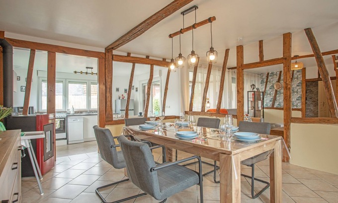 Beaumont-en-Beine Casa | Gîte Marotte - Climatisé avec Jardin