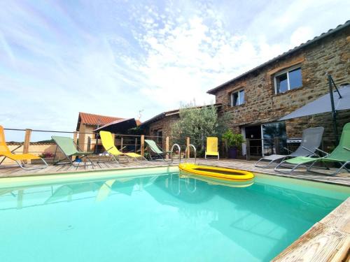 Neronde Casa | Gîte spacieux avec piscine et spa en pleine campagne - FR-1-496-296