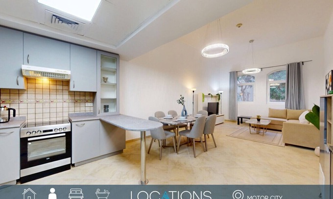 Motor City Apartamento | G02 Sherlock House 2 - Peaceful One Bed in Motor City