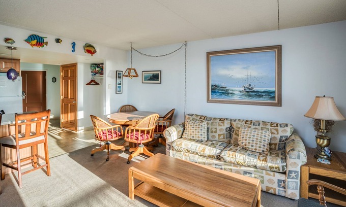 Gearhart Condominio | Se admiten mascotas condominio con vista al mar